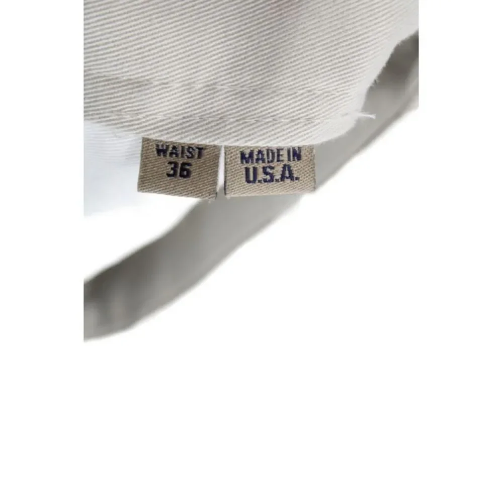 Bills Khakis Mens Beige Khakis Pants 100% Cotton Button Size 36